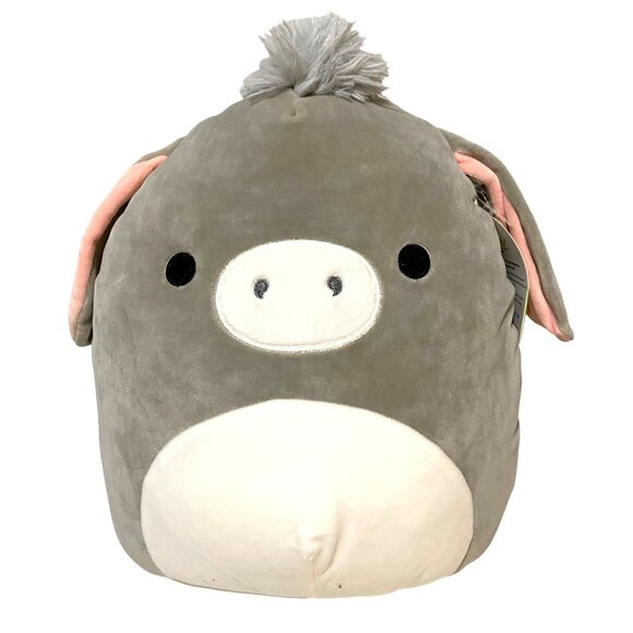 Squishmallows Jason the Donkey Plush 12" Gray Soft Stuffed Animal 2020 - Picture 1 of 6